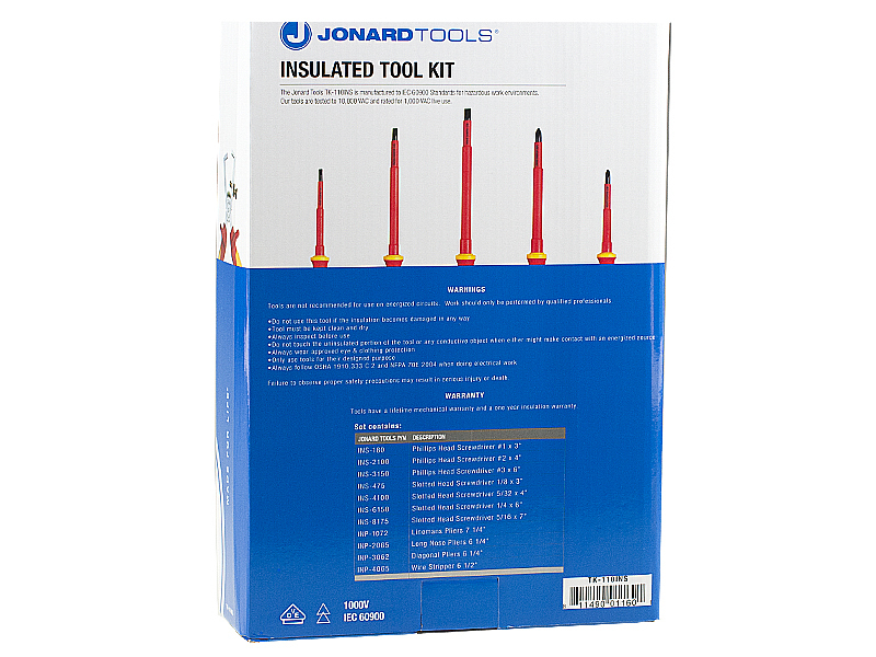 Toolkit 11-delig VDE gekeurd (TK-110INS)-A Toolkit 11-delig VDE gekeurd (TK-110INS)-A