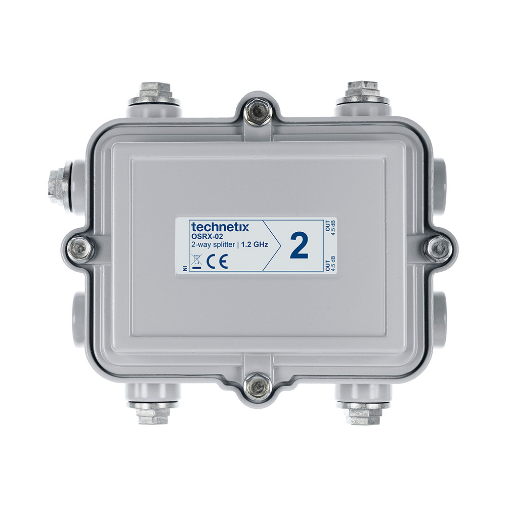 Splitter outdoor 3-voudig 1,2 GHz, type Regal (OSRX-03)