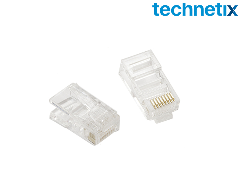 RJ45 stekker CAT5/6 (100 stk)