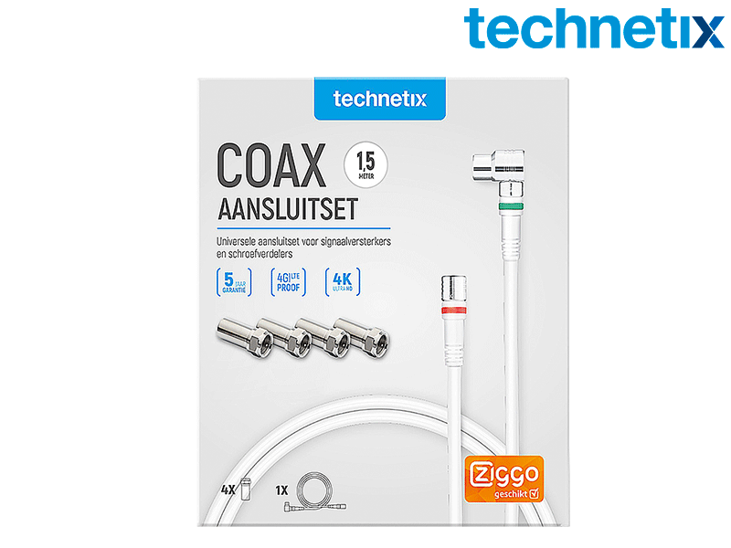 Aansluitmateriaal voor coaxversterker FRA-752(X) (Shopverpakking)