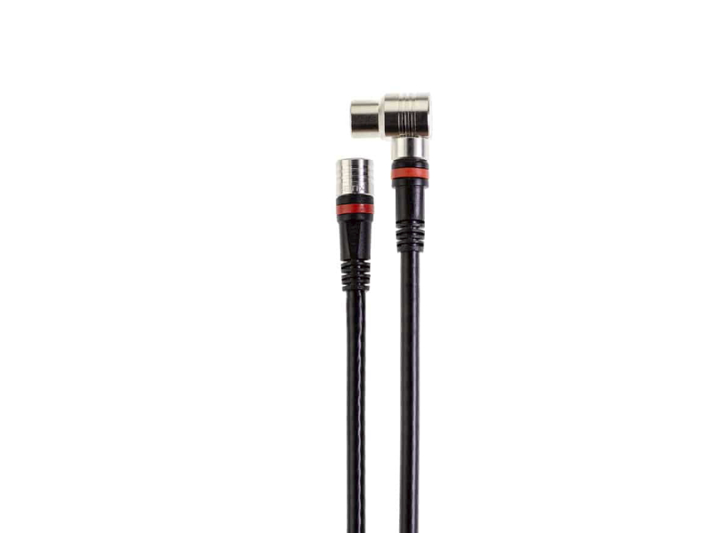 HQ 1.5 meter aansluitsnoer F-male-recht/F-male-haaks (RLA++50-1.5B)-A