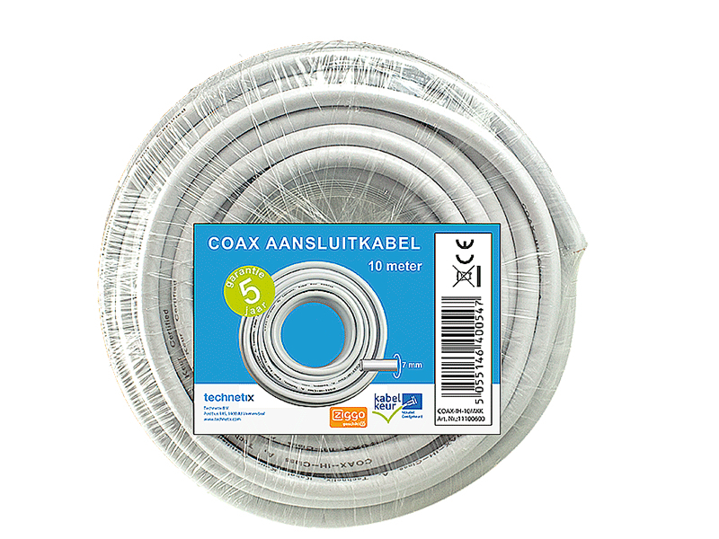 Installatie kabel C9, 10 meter (COAXIH-10M-Shopverpakking)
