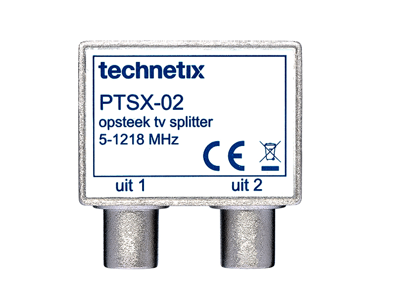 TV-opdrukverdeler 1218 MHz (PTSX-02 Shopverpakking)