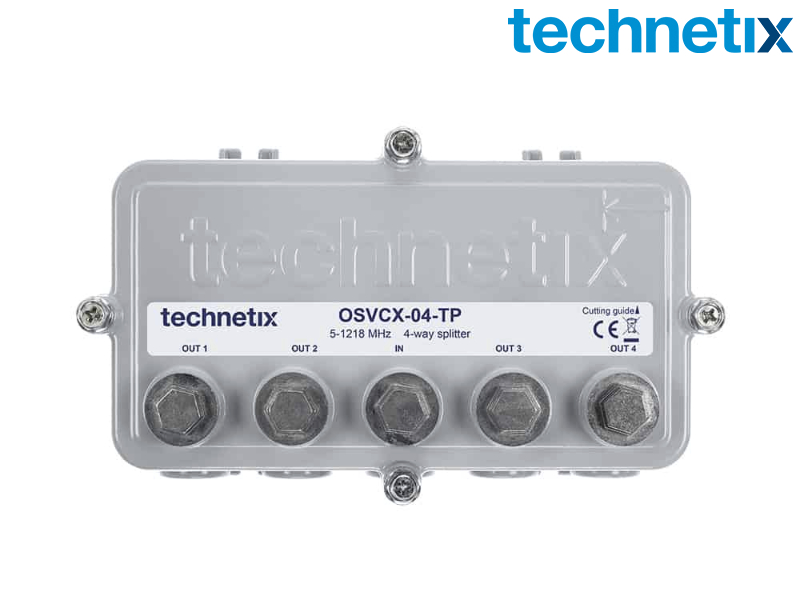Splitter outdoor 4-voudig met testpunt (OS-VCX-04/TP)