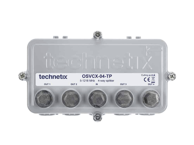 Splitter outdoor 4-voudig met testpunt (OS-VCX-04/TP)