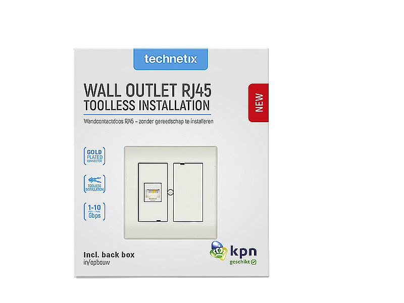 Modulaire wandcontactdoos internet