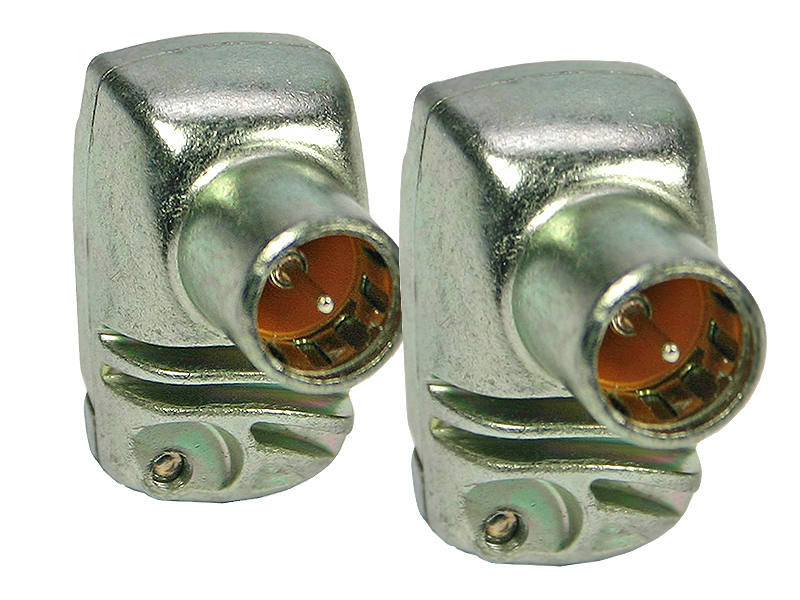 HQ F-male connector (2 stuks) (shopverpakking)